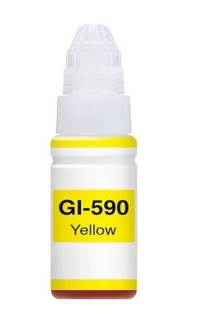 Original Canon GI-590Y Yellow Ink Bottle - (1606C001)